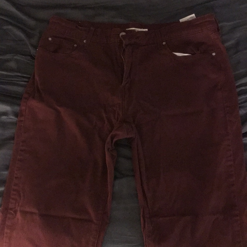 Levis red jeans